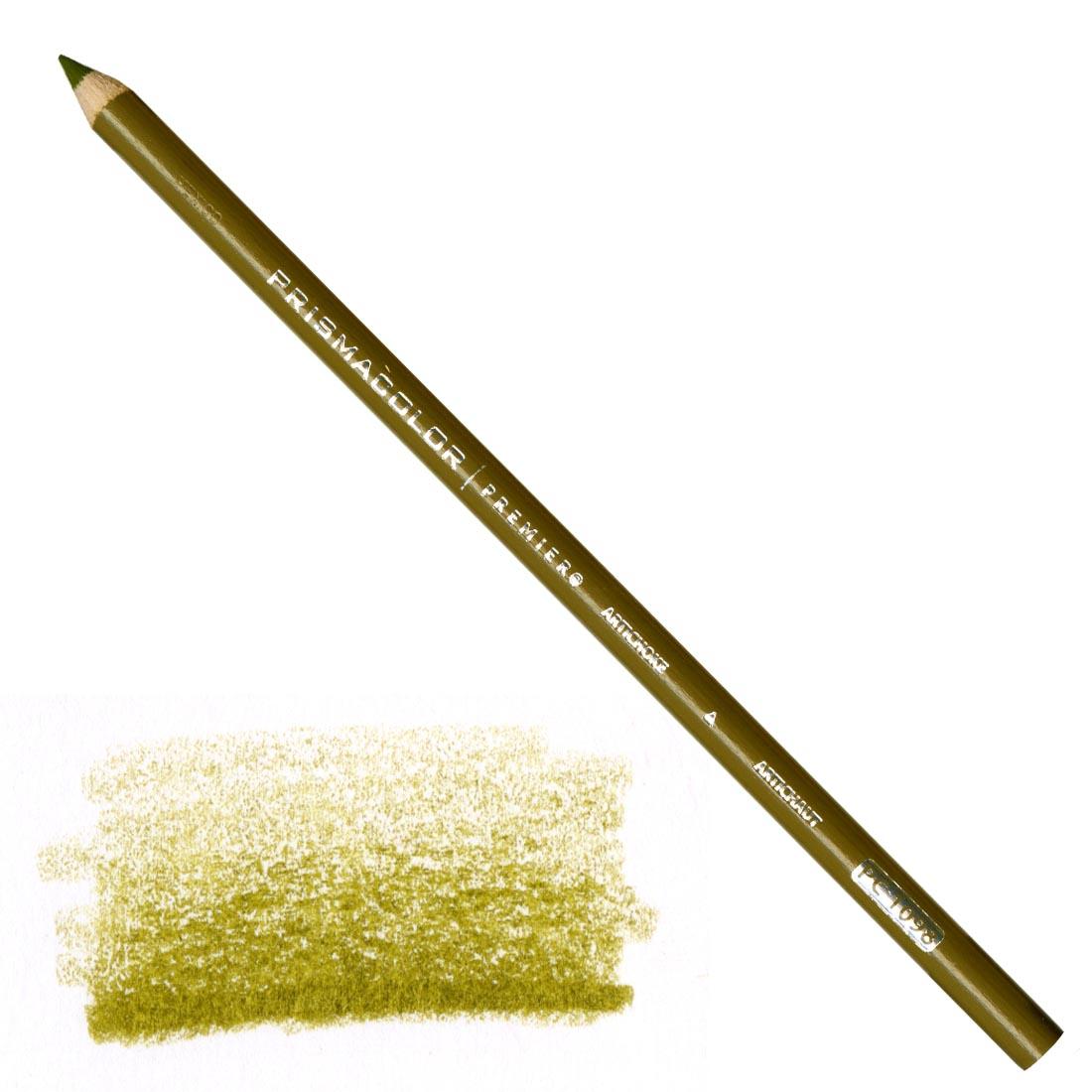 Artichoke Prismacolor Premier Colored Pencil with a sample colored swatch