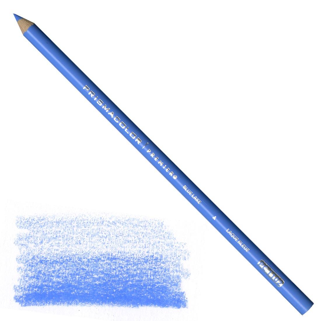 Blue Lake Prismacolor Premier Colored Pencil with a sample colored swatch