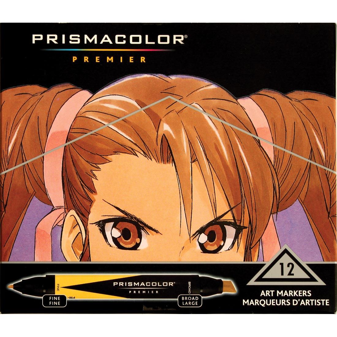 Prismacolor Premier Marker 12-Color Manga Set