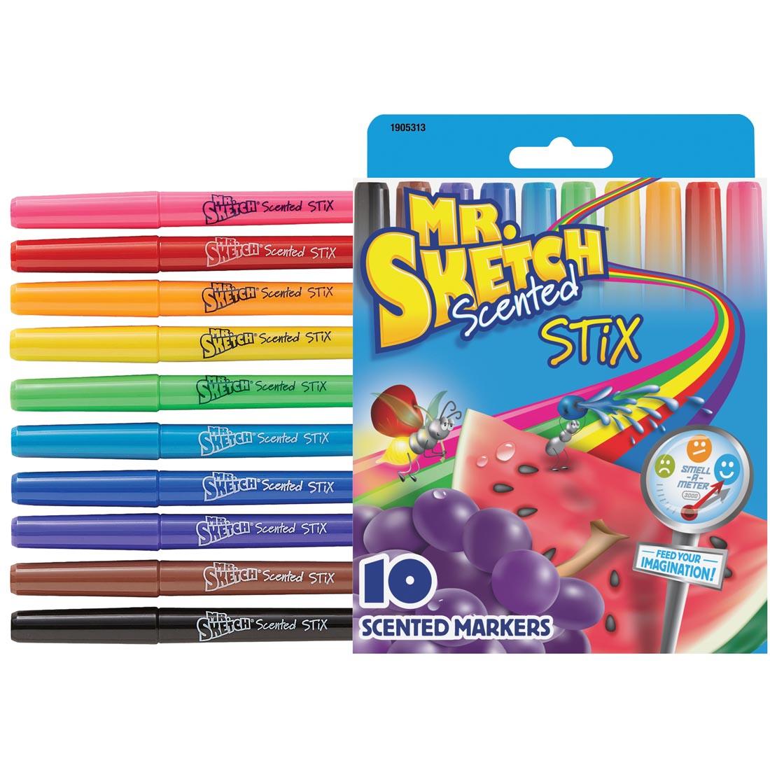 Mr. Sketch Fine Line Scented Markers 10-Color Set