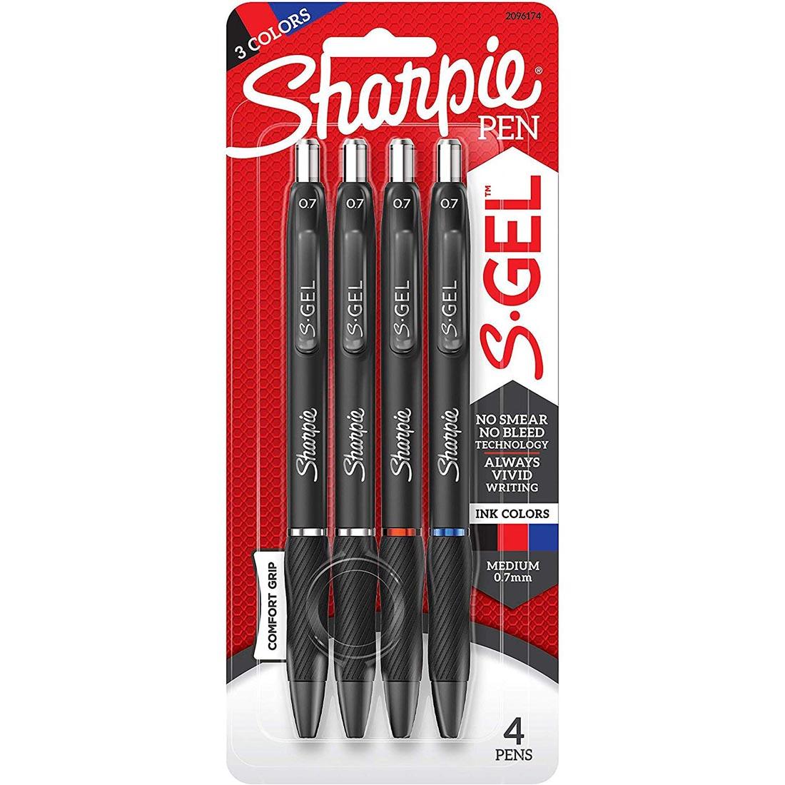 Sharpie S-Gel Pen 4-Count Assortment