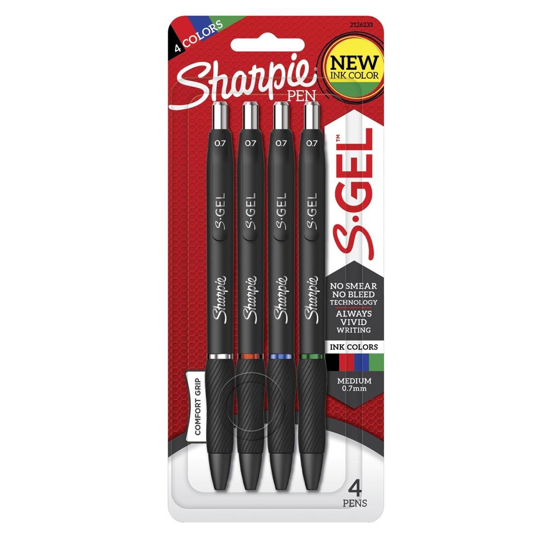 Sharpie S-Gel Pen 4-Color Set