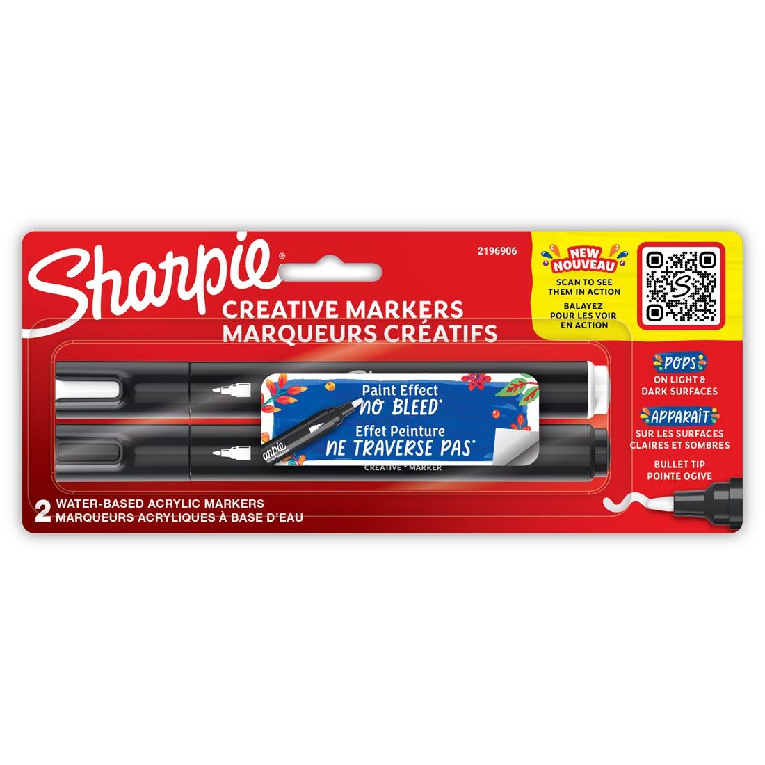 Sharpie Creative Bullet Tip Markers 2-Color Set in package