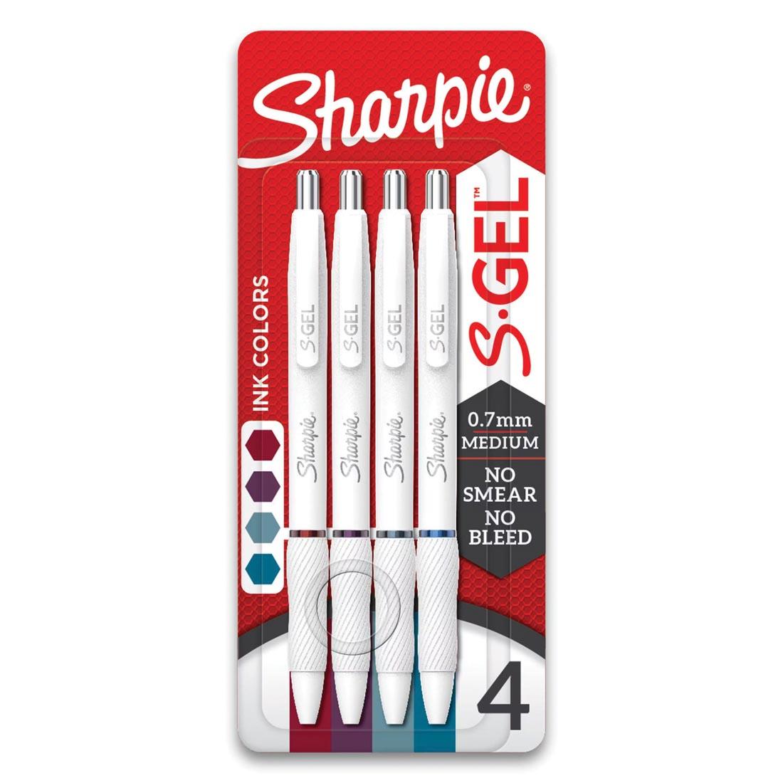 Sharpie S-Gel Pen 4-Color Bold Jewel Set in package