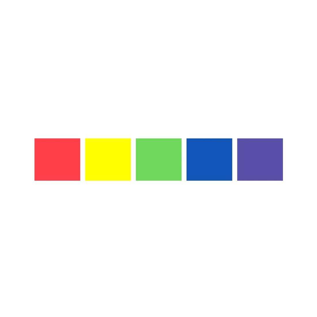 color swatches for Sharpie Creative Fine Tip Markers 5-Color Set