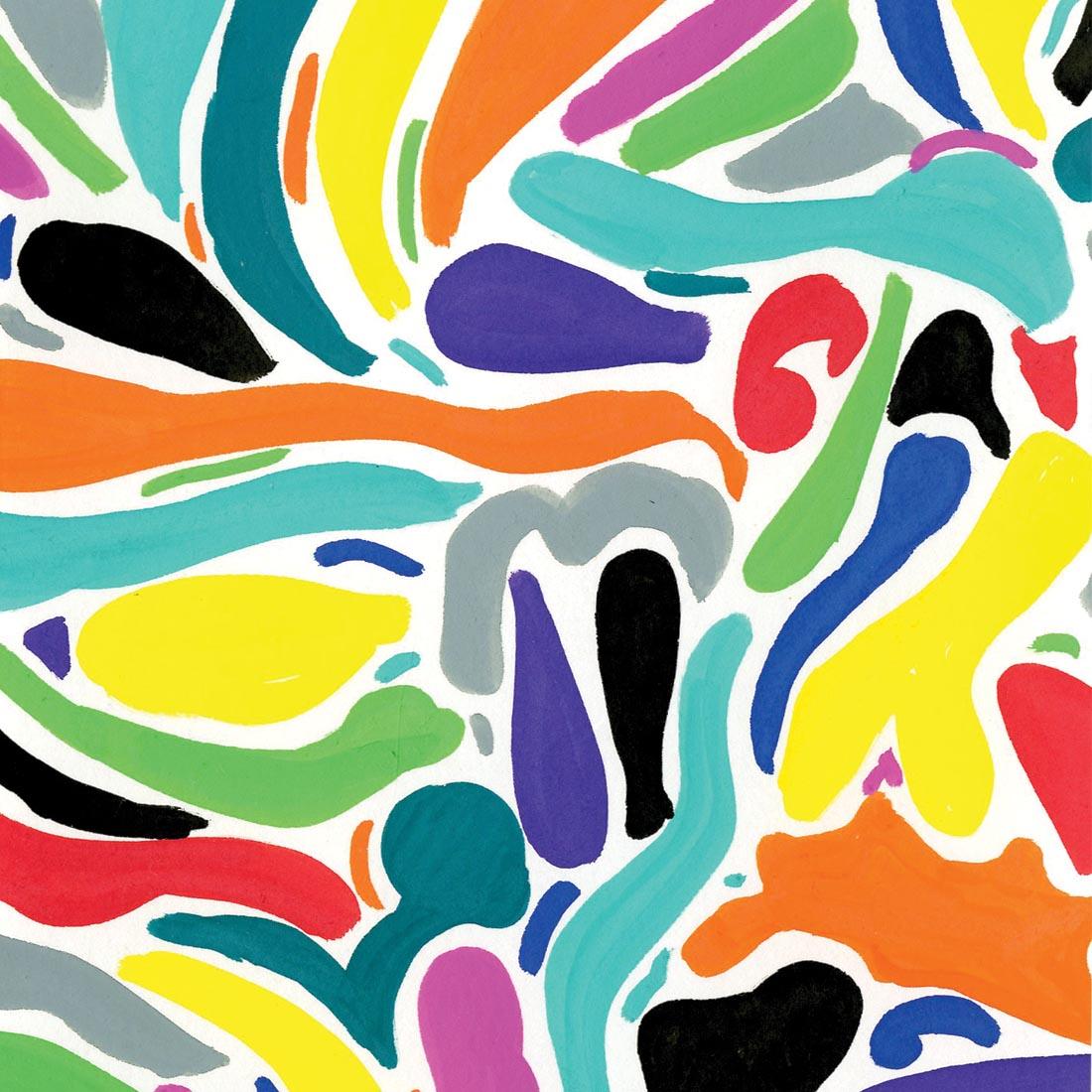 colorful design drawn with Sharpie Creative Markers
