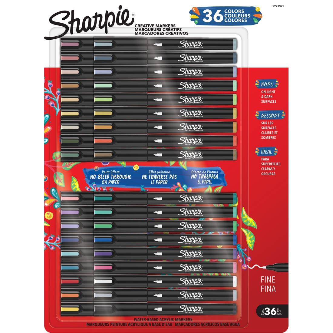 Sharpie Creative Fine Tip Markers 36-Color Set