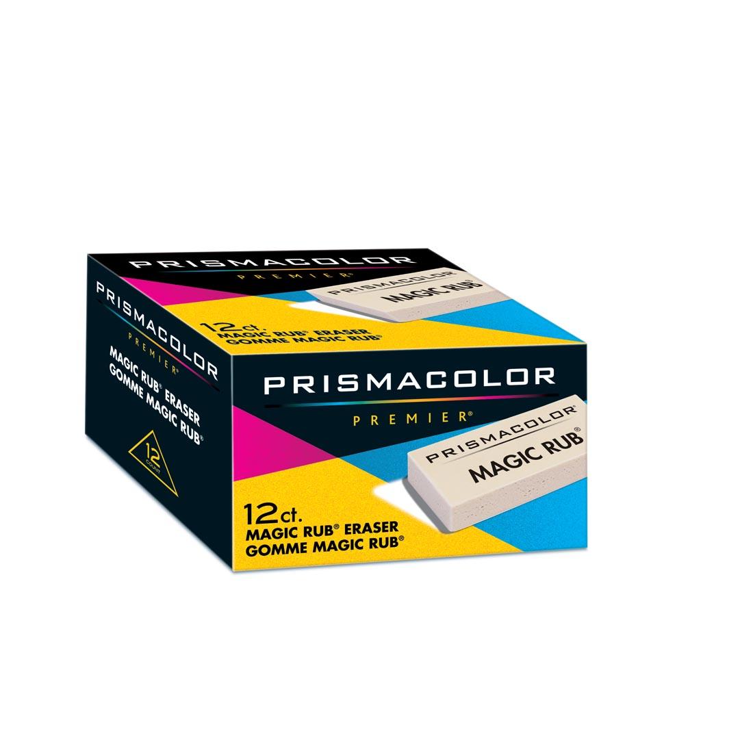 12-count package of Prismacolor Magic Rub Vinyl Erasers