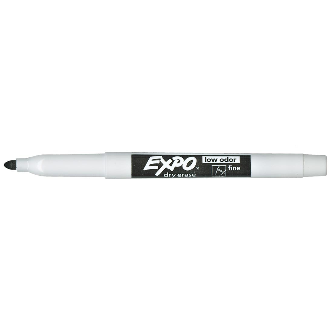 Black Expo Low Odor Fine Tip Dry Erase Marker without cap