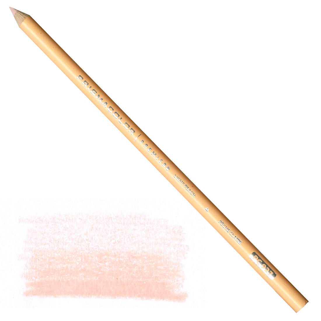 Light Peach Prismacolor Premier Colored Pencil with a sample colored swatch