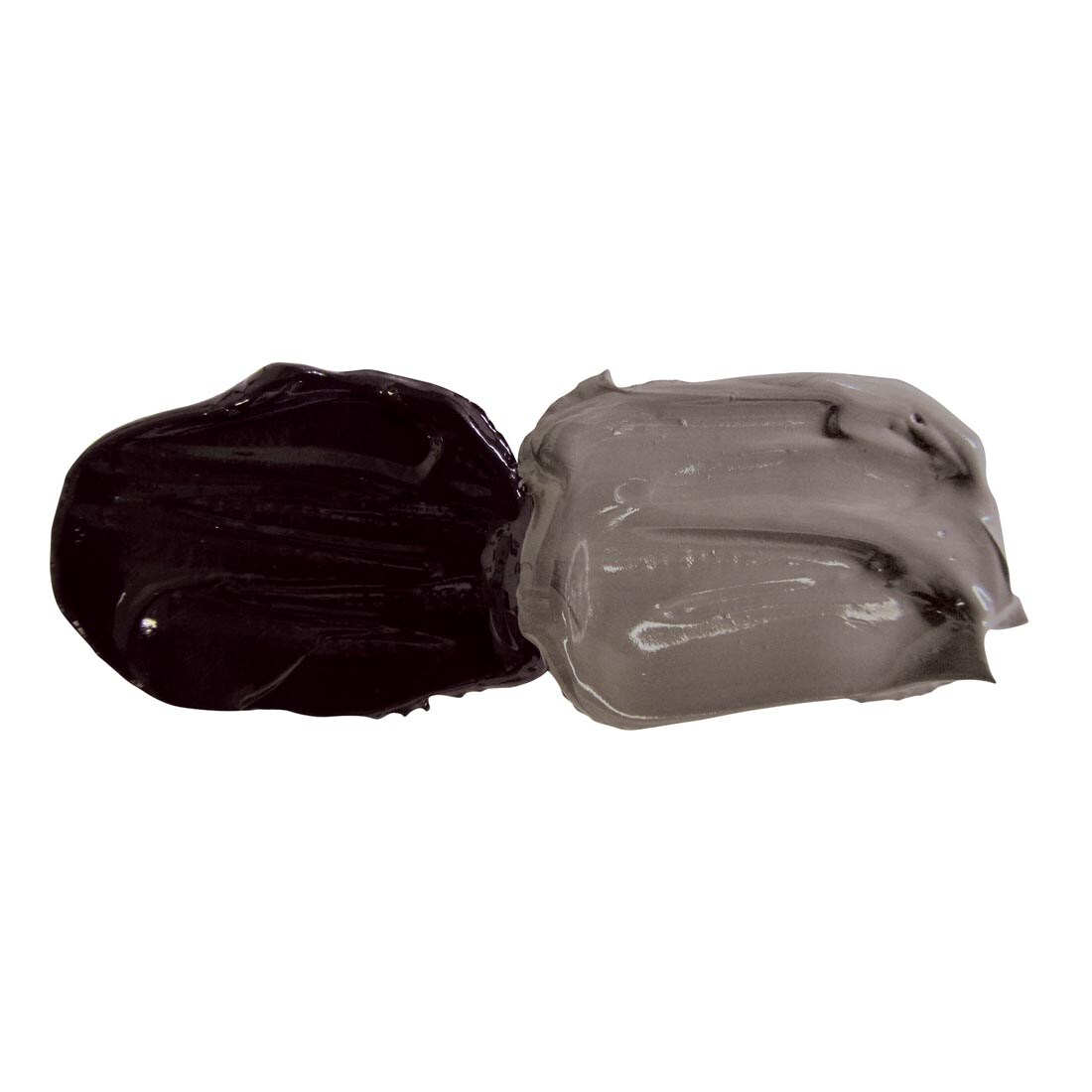 Burnt Umber Grumbacher Pre-Tested Oil Paint samples; both full strength and mixed with white