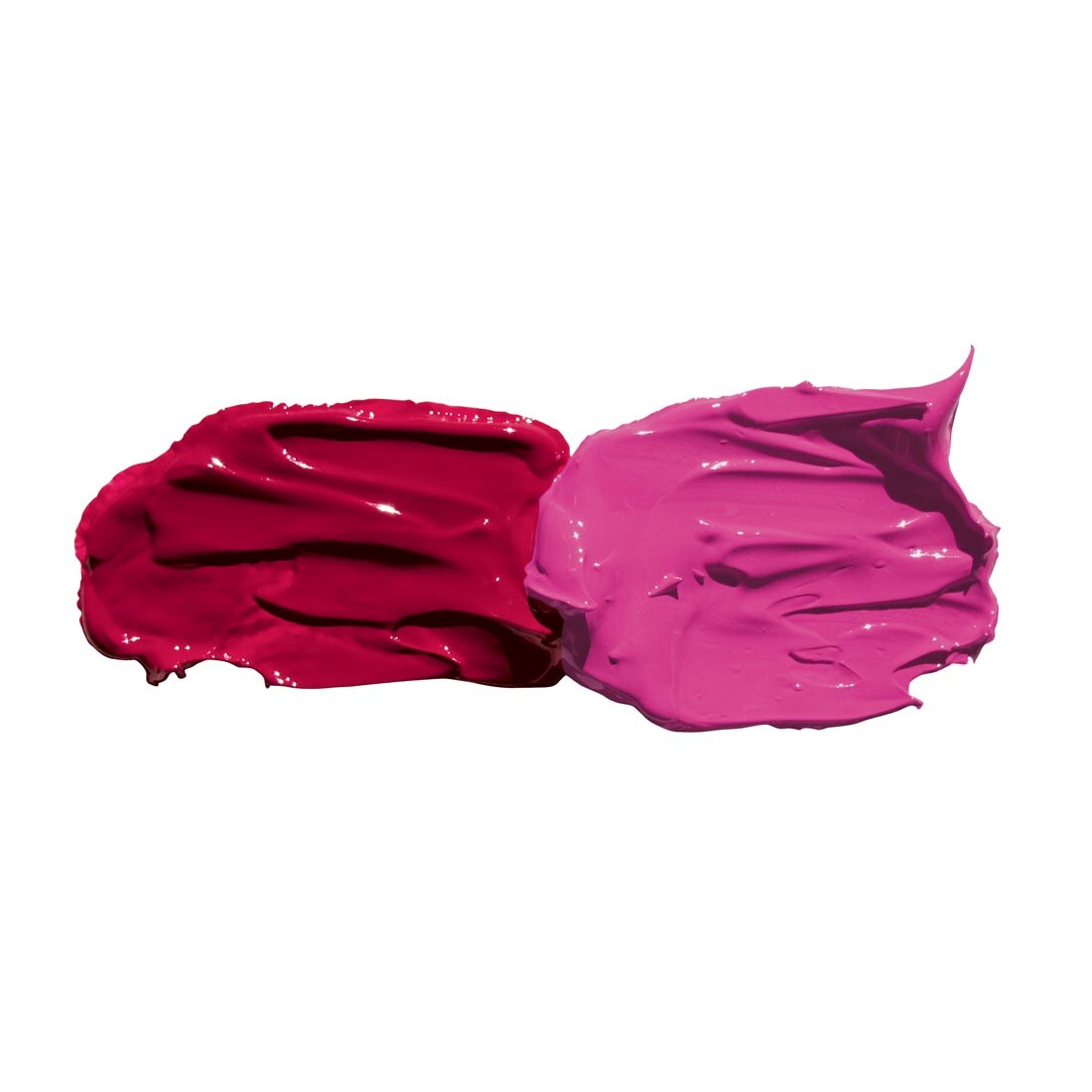 Thalo Red Rose Grumbacher Pre-Tested Oil Paint samples; both full strength and mixed with white