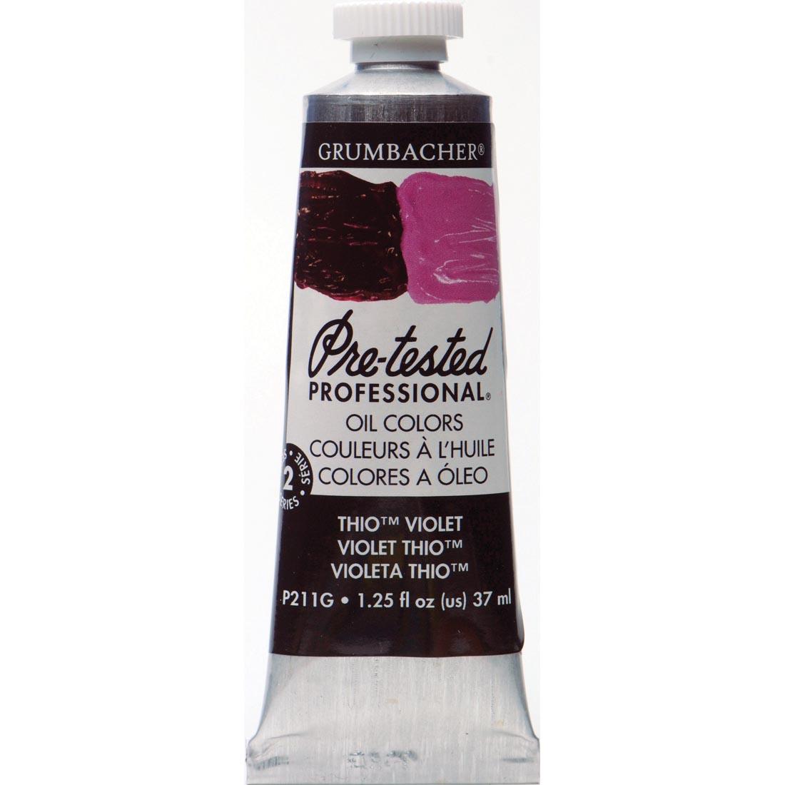 Tube of Thio Violet Grumbacher Pre-Tested Oil Paint