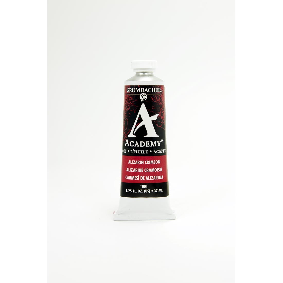 Tube of Alizarin Crimson Grumbacher Academy Oil Color