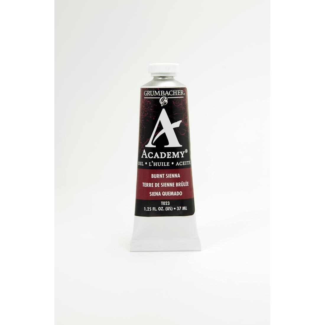 Tube of Burnt Sienna Grumbacher Academy Oil Color