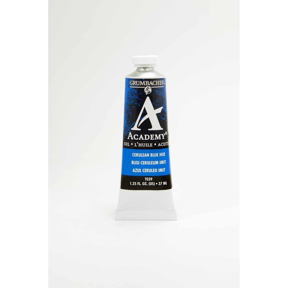 Tube of Cerulean Blue Hue Grumbacher Academy Oil Color