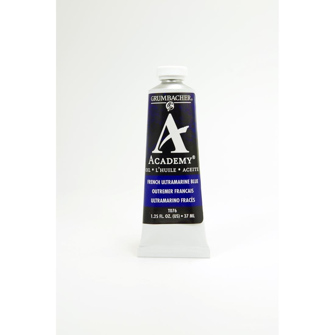 Tube of French Ultramarine Blue Grumbacher Academy Oil Color