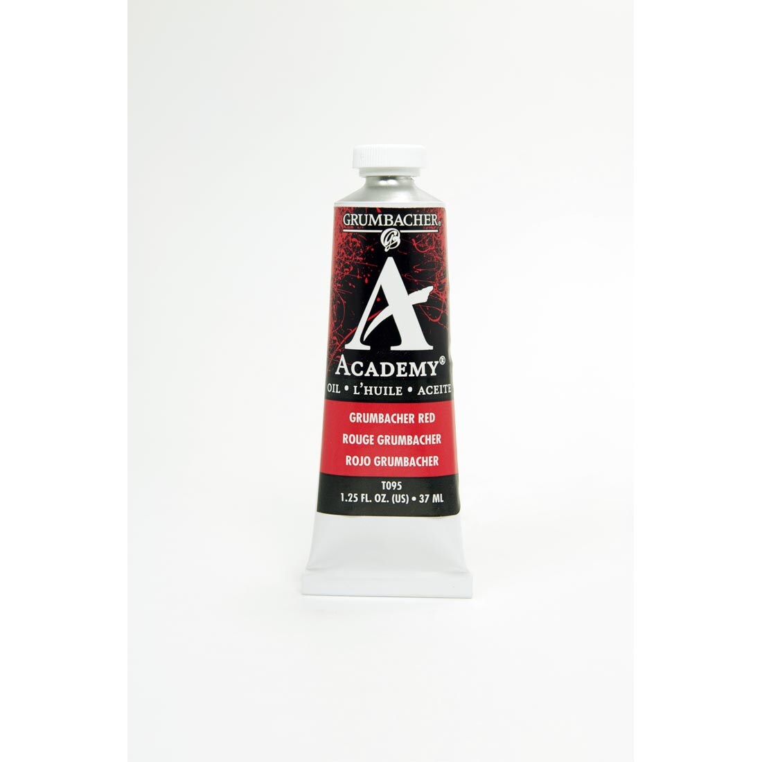 Tube of Grumbacher Red Grumbacher Academy Oil Color