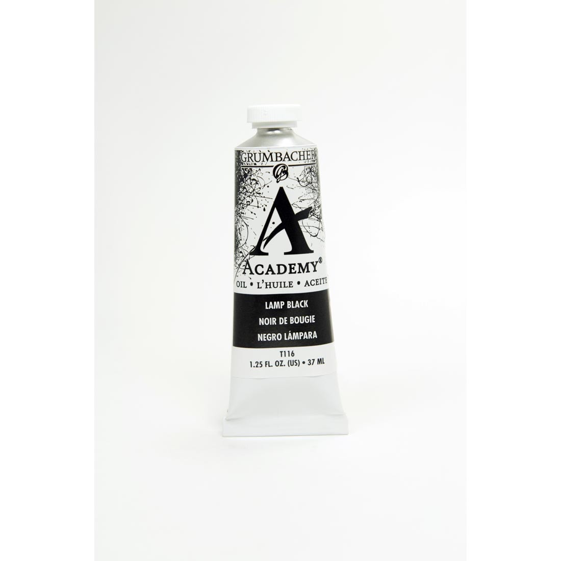 Tube of Lamp Black Grumbacher Academy Oil Color