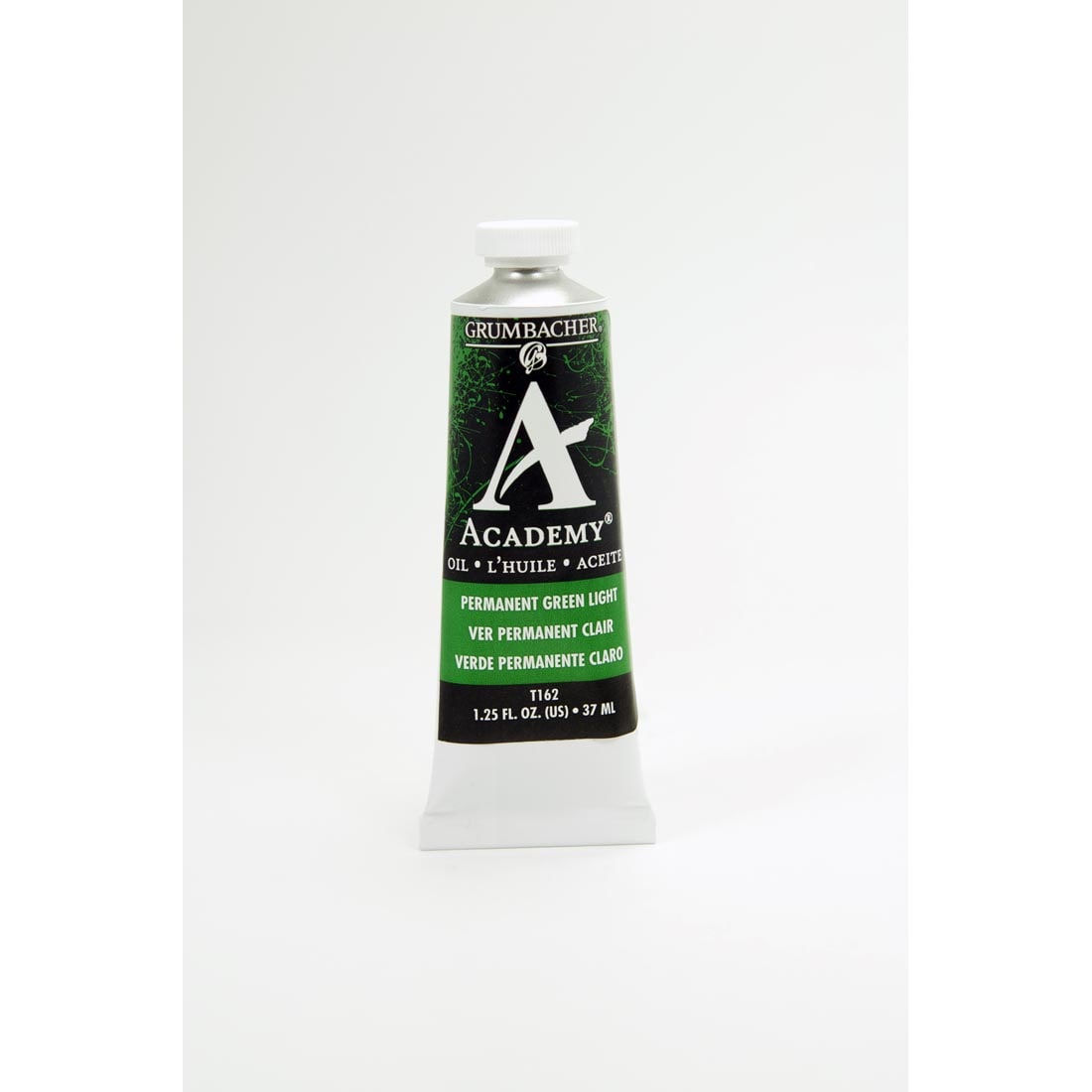 Tube of Permanent Green Light Grumbacher Academy Oil Color