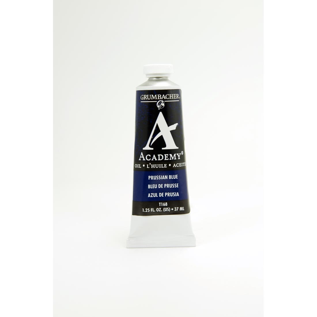 Tube of Prussian Blue Grumbacher Academy Oil Color