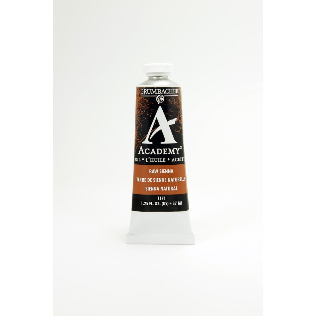 Tube of Raw Sienna Grumbacher Academy Oil Color