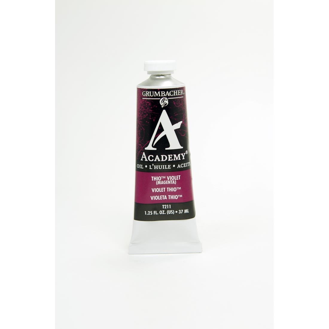 Tube of Thio Violet (Magenta) Grumbacher Academy Oil Color