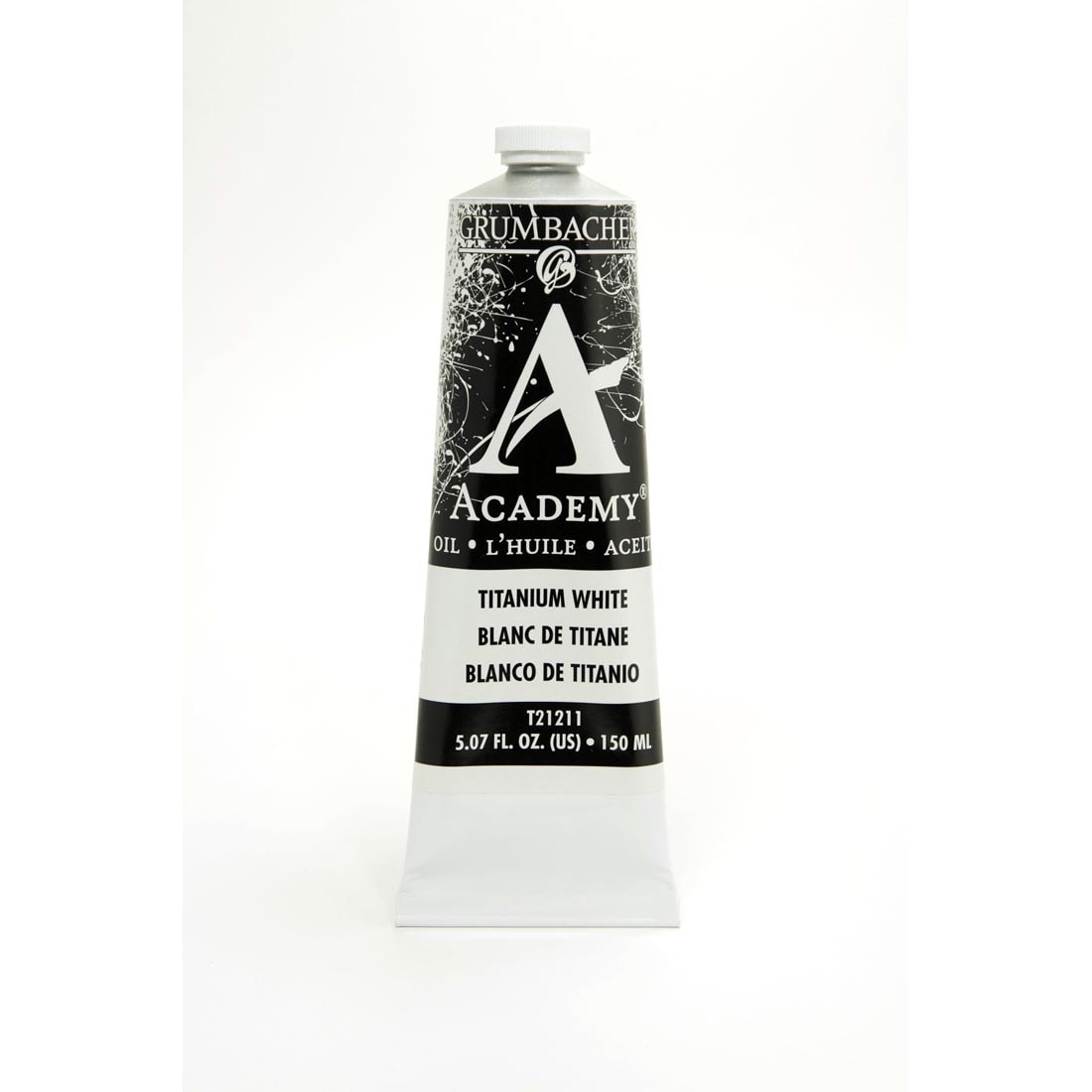 Tube of Titanium White Grumbacher Academy Oil Color