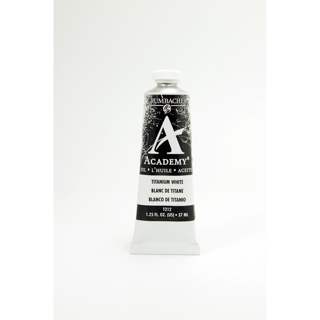 Tube of Titanium White Grumbacher Academy Oil Color