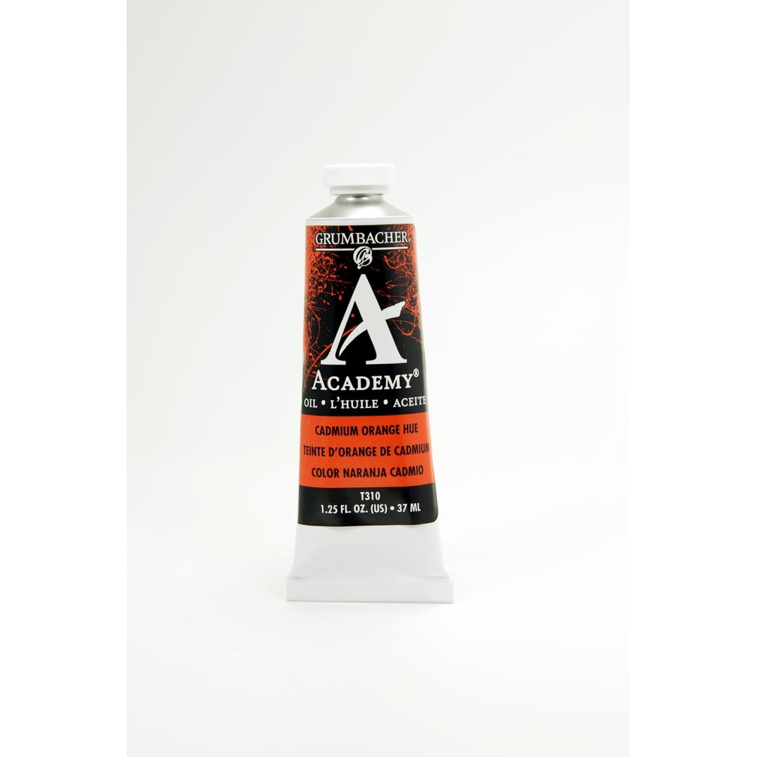 Tube of Cadmium Orange Hue Grumbacher Academy Oil Color