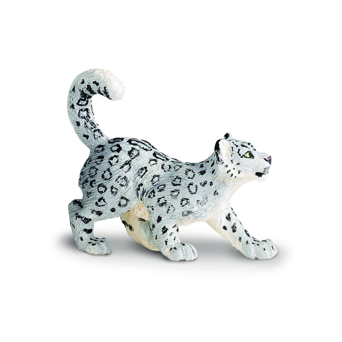 Snow Leopard Cub Figurine