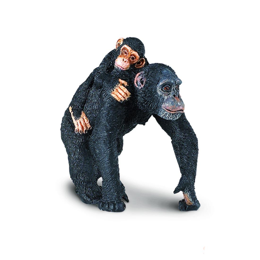 Chimpanzee with Baby Figurine