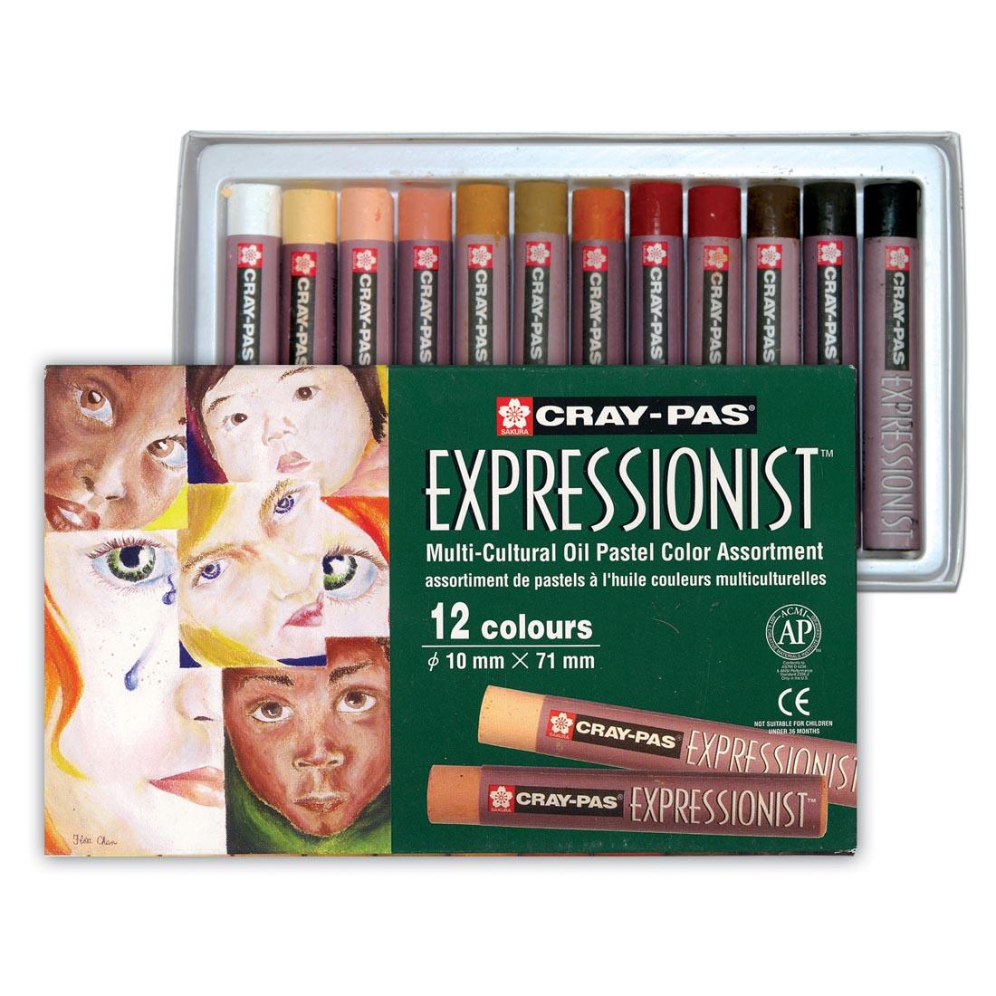 Cray-Pas Expressionist Oil Pastel Multicultural Set