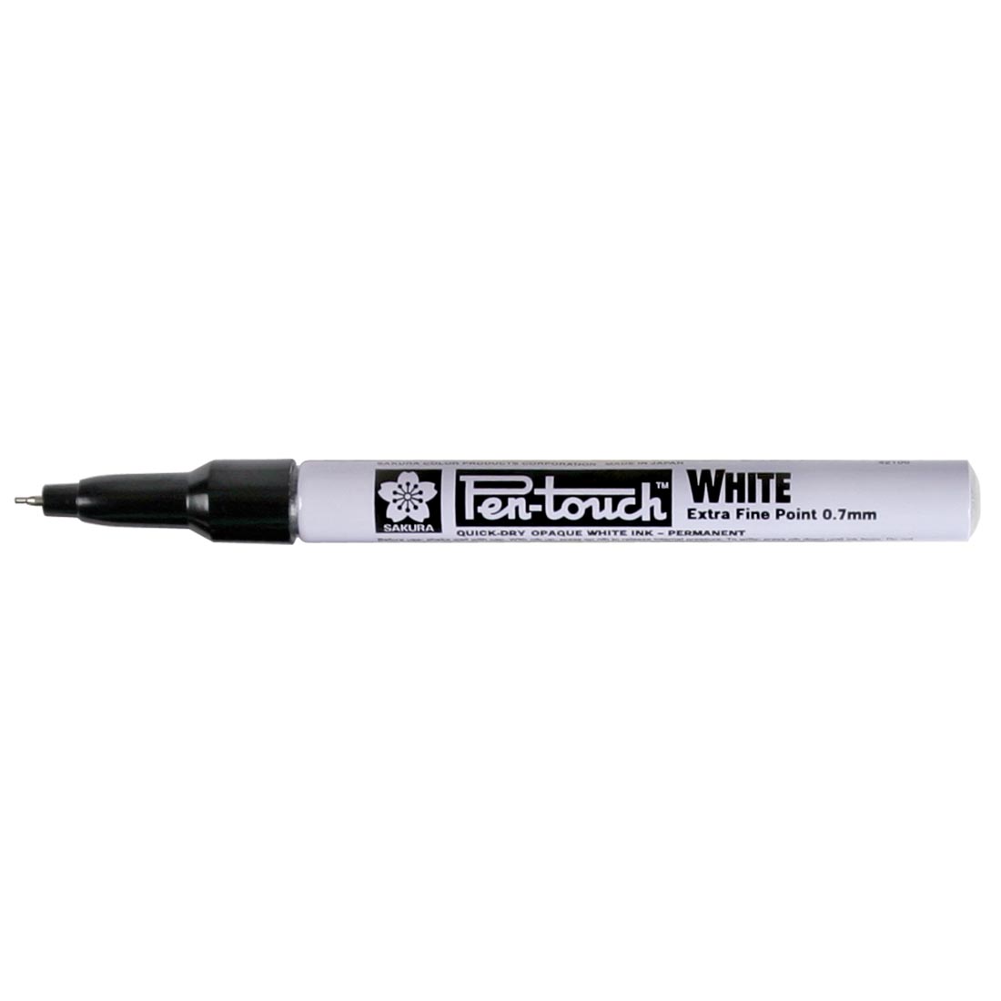 Sakura Pen-Touch Opaque Marker Extra Fine Point White without cap