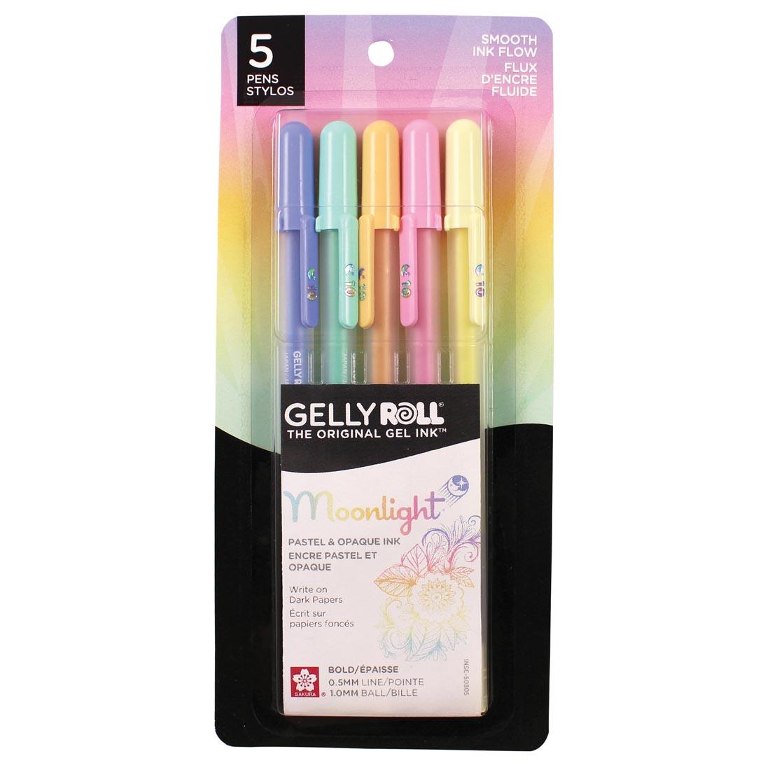 Sakura Gelly Roll Moonlight Pastel Gel Pens in package