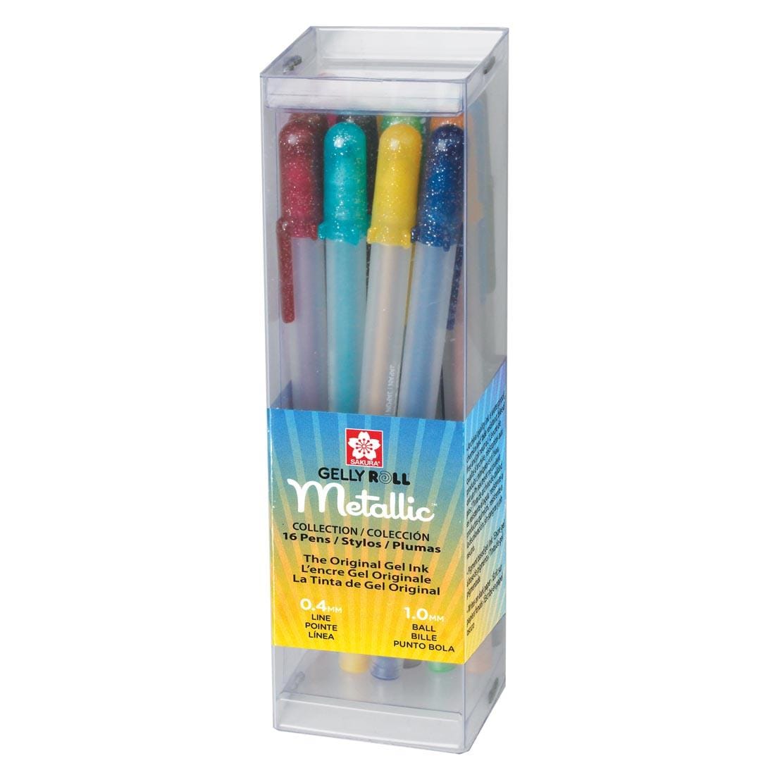 Sakura Gelly Roll Metallic Medium Point Pens, 1 mm - 16 count