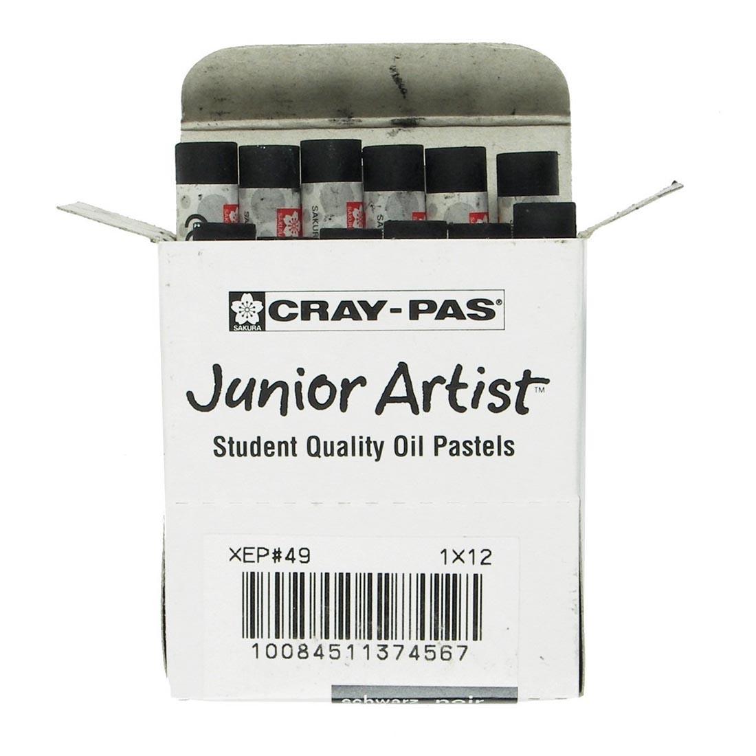 Black Cray-Pas Junior Artist Oil Pastels