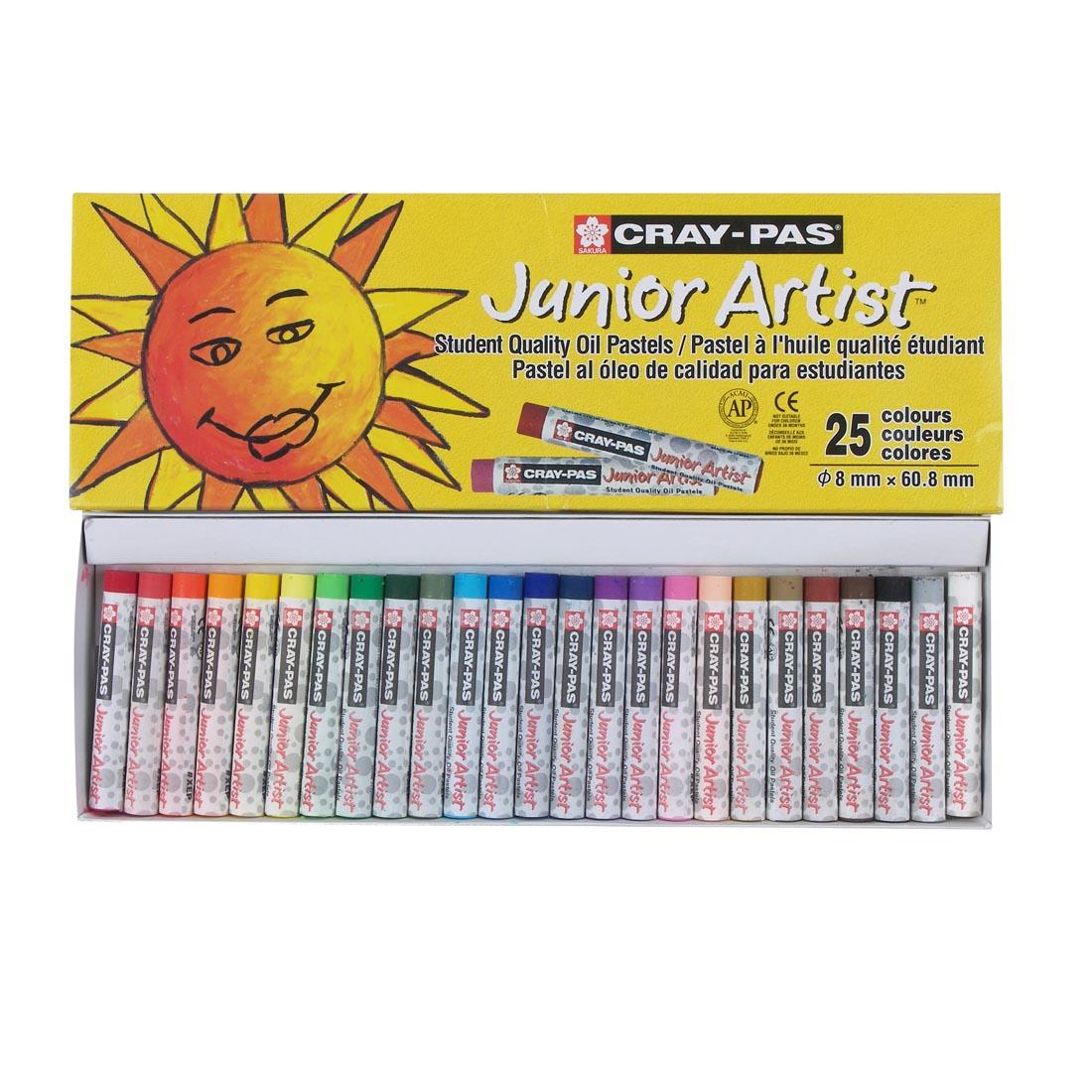 Cray-Pas Junior Artist Oil Pastels 25-Color Set