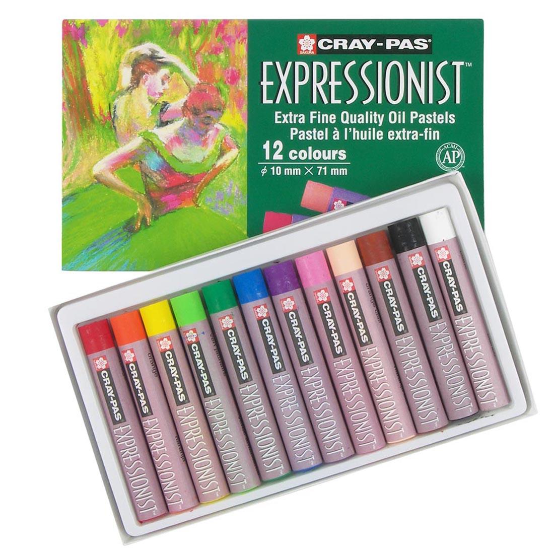 Cray-Pas Expressionist Oil Pastels 12-Color Set
