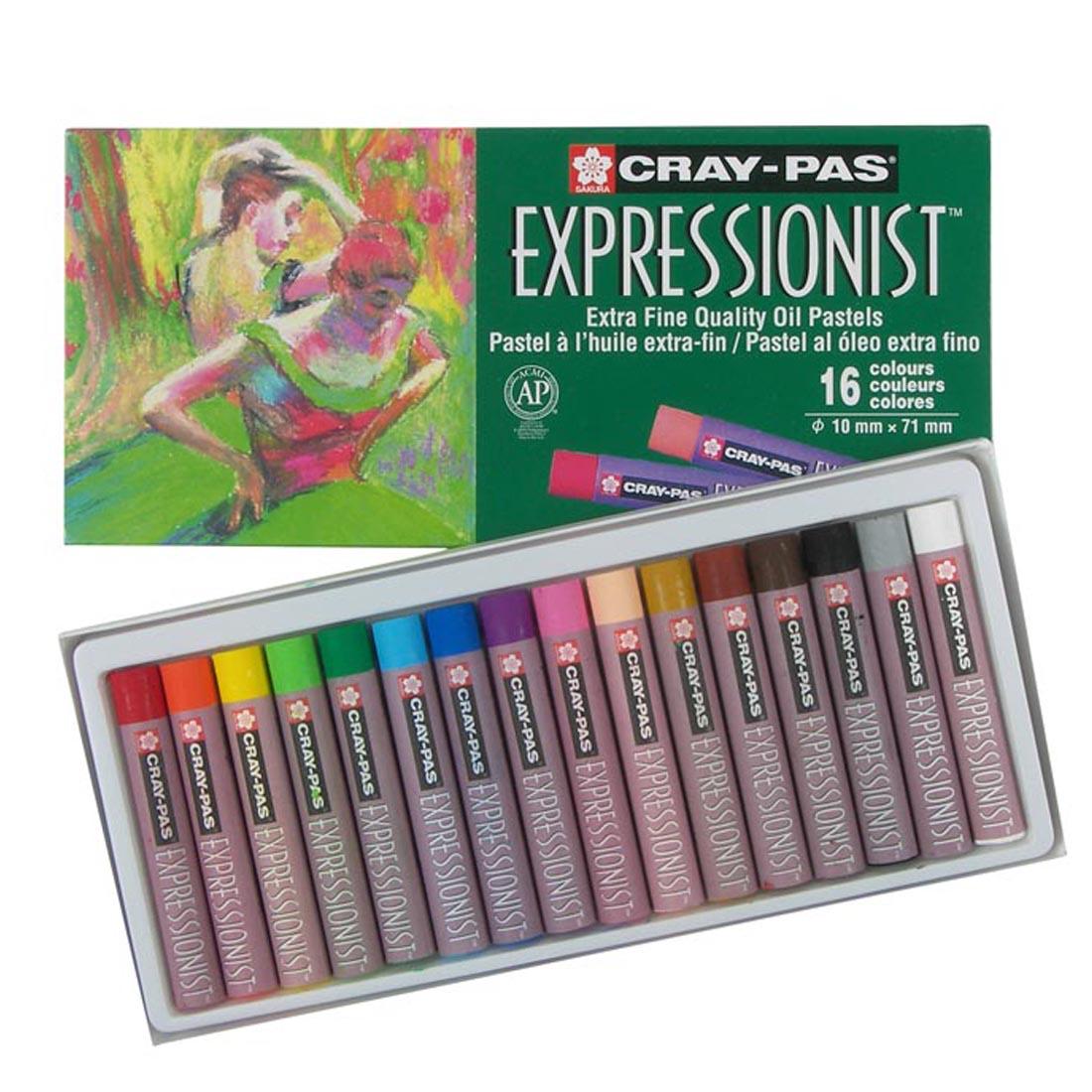 Cray-Pas Expressionist Oil Pastels 16-Color Set