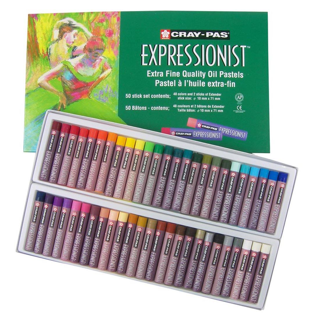 Cray-Pas Expressionist Oil Pastels 50-Count Set