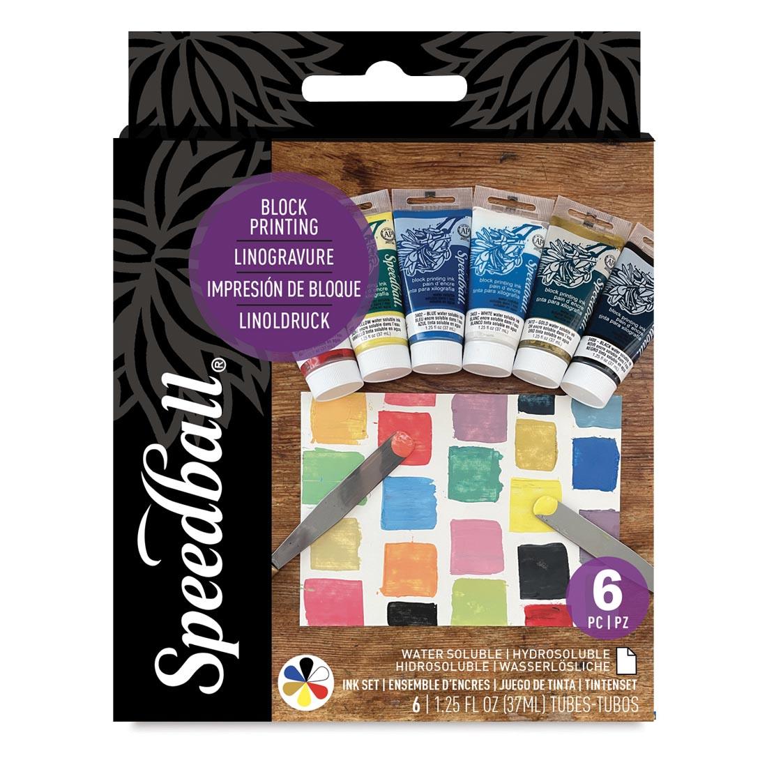 Speedball Block Printing Ink Set package