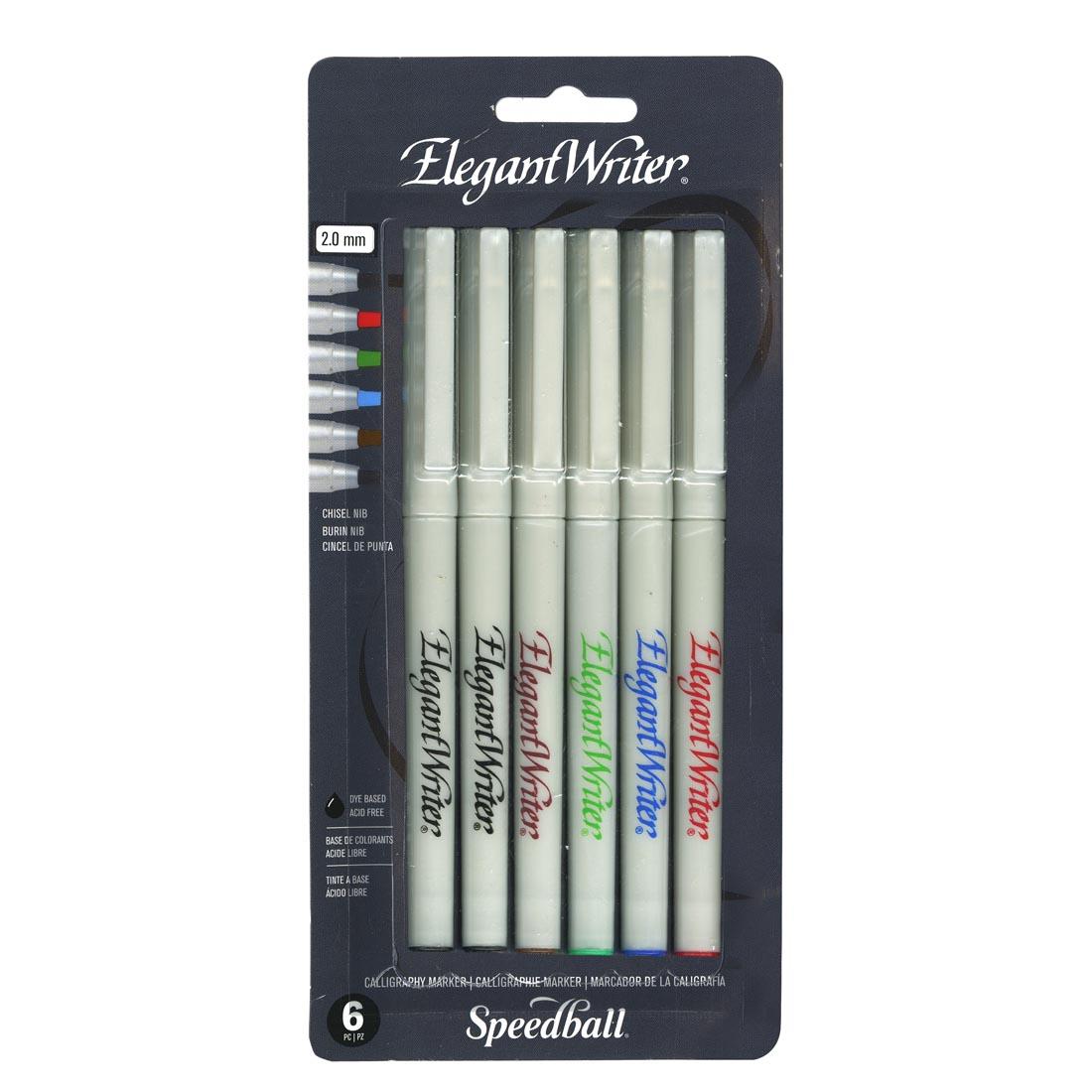 Elegant Writer Calligraphy Markers Fine Tip Set