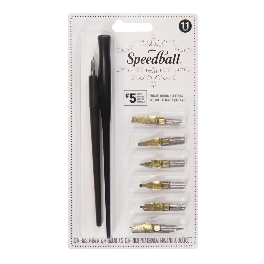 Speedball No. 5 Artists Pen Set