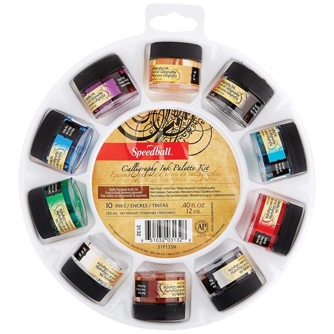 Speedball Calligraphy Ink Palette Kit