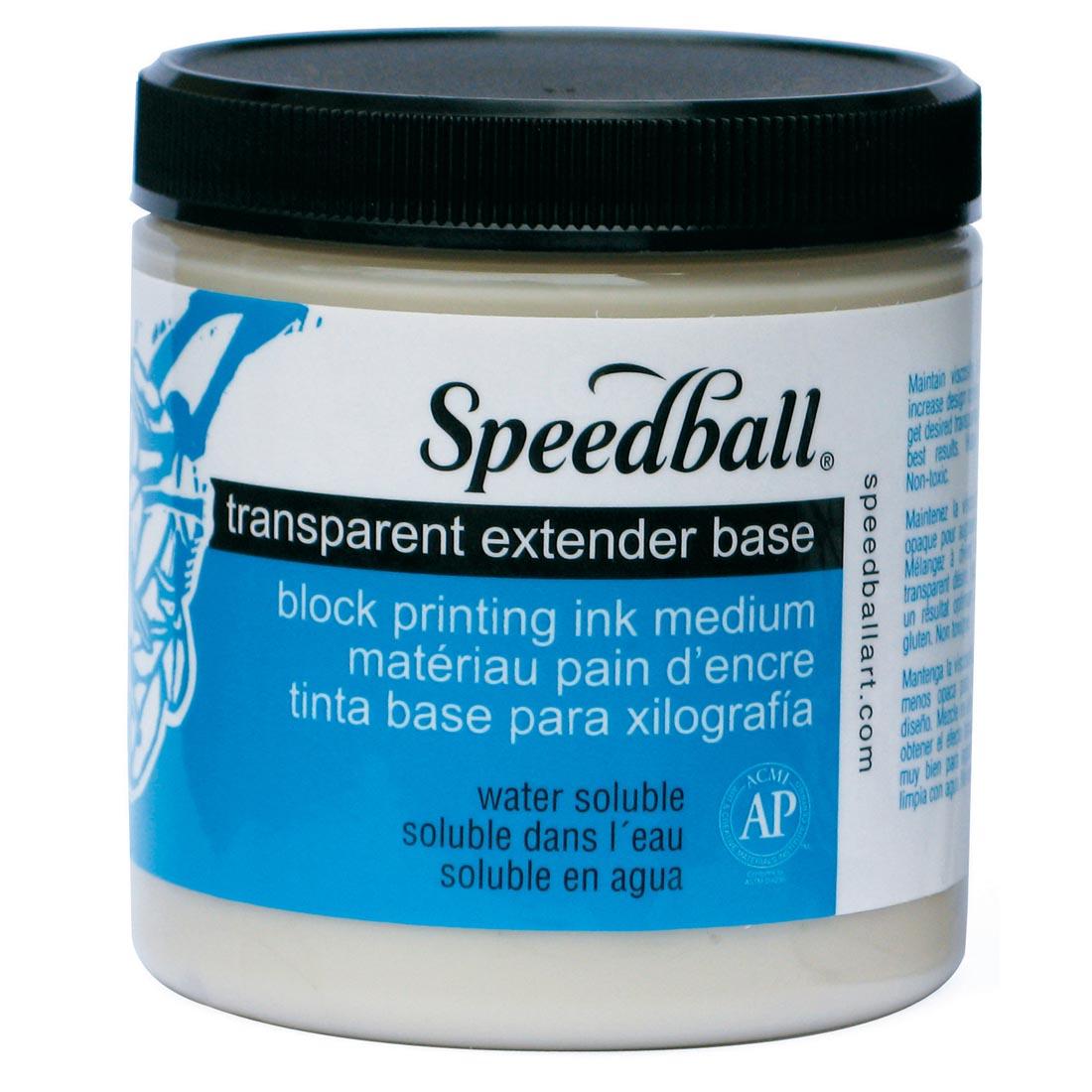 Speedball Water-Soluble Block Printing Ink Transparent Extender