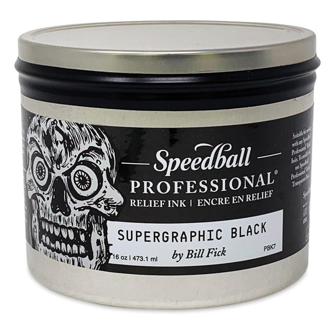 Speedball Professional Relief Ink Supergraphic Black by Bill Fick