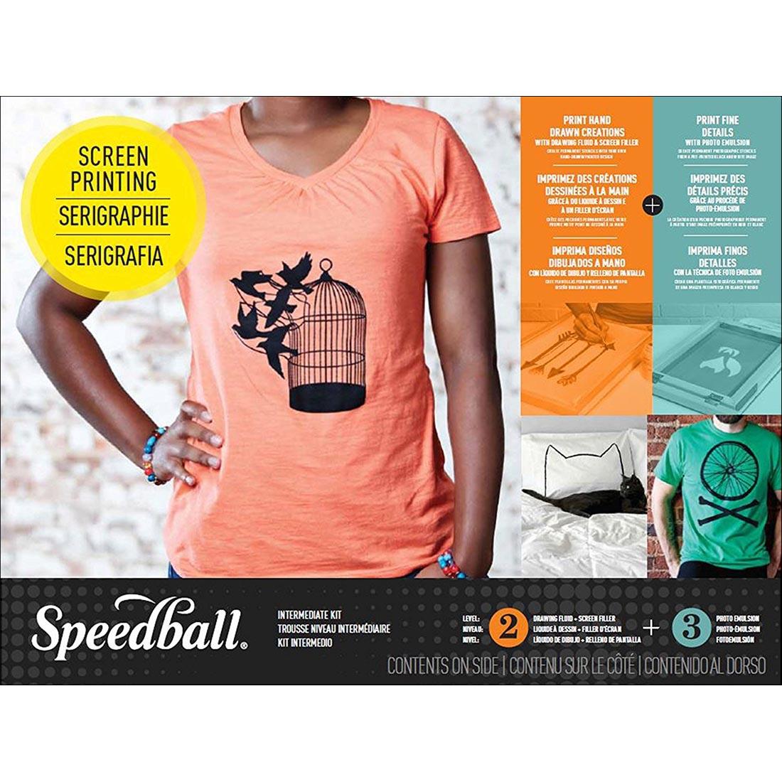 Speedball 4504 Fabric Screenprint Starter Set