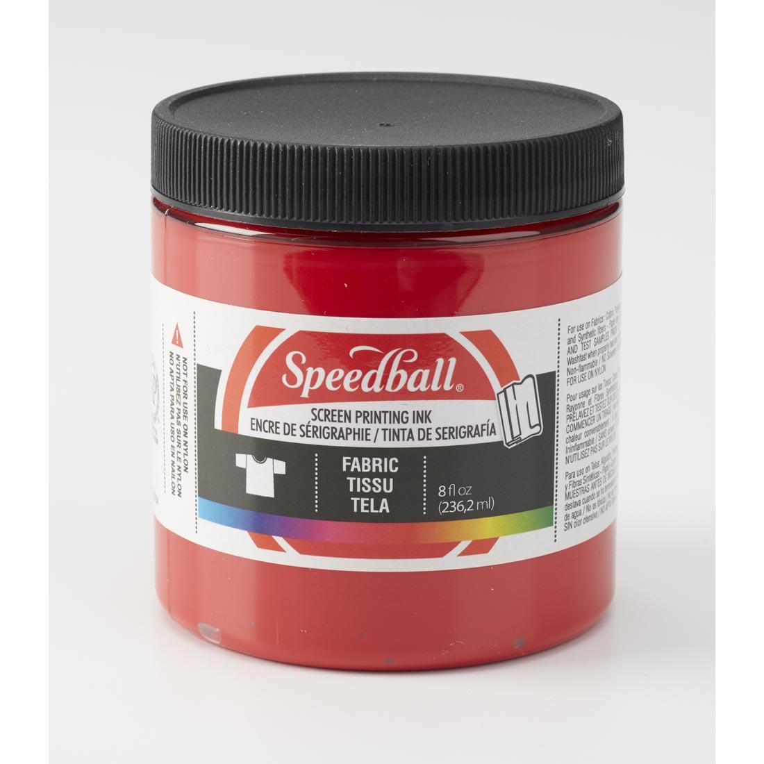 Red Speedball Fabric Screen Printing Ink