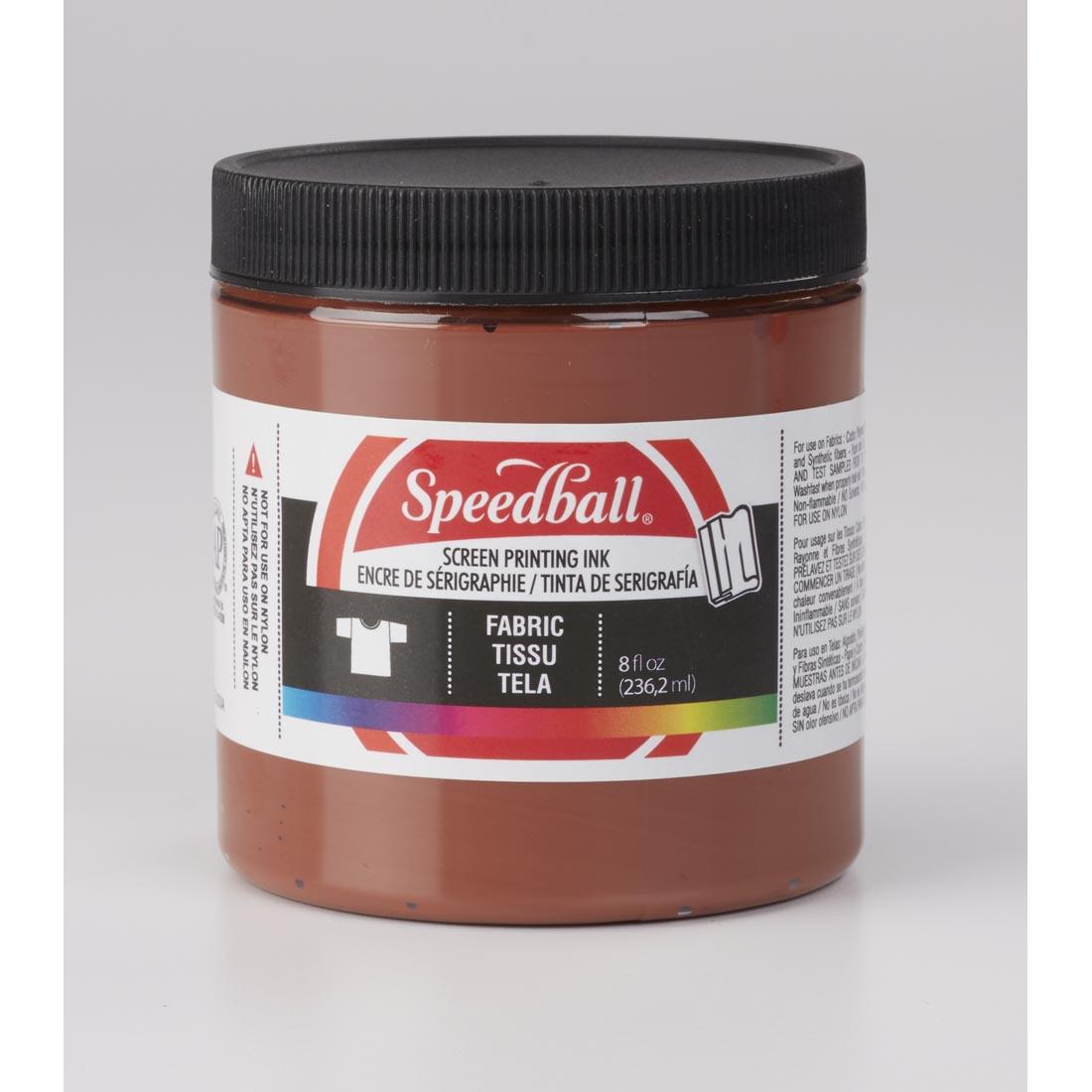 Brown Speedball Fabric Screen Printing Ink